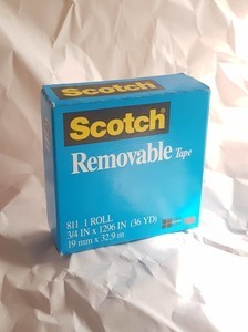 Scotch Removable Magic Tape 811 19Mm X 33M