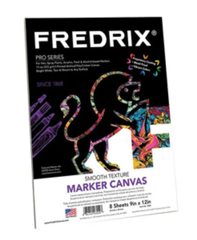 Fredric 9X12 Marker Canvas Pad