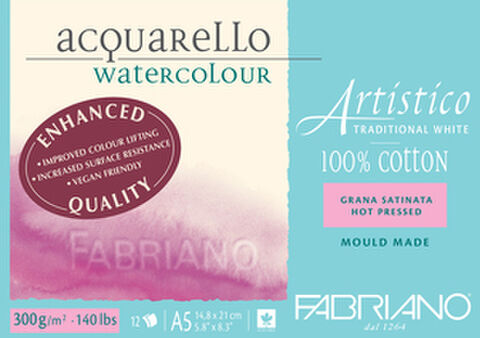 300Gsm Artistico Wc Enhanced Pad Hot Pressed 12 Sht